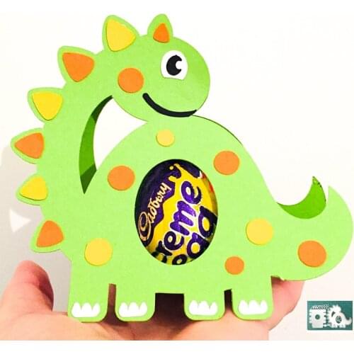 SHINECRAFT Dianosaur Easter Box Metal Cutting Dies Stencil Scrapbook Album Embossing For Gift Card Making Handcrafts Decor