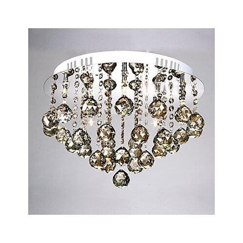 Modern LED Crystal Ceiling Lights Lamps for Bedroom Home Indoor Living Sitting Bed Room Lighting Fixture Lustre De Cristal Decor