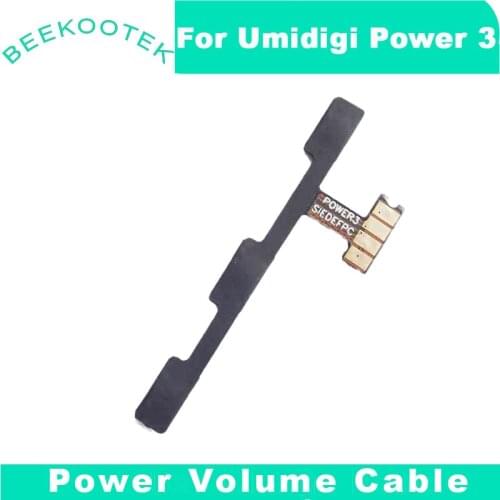 UMIDIGI POWER 3 Side Button Flex Cable 100% Original Power + Volume Button FPC Wire Flex Cable repair accessories for POWER 3