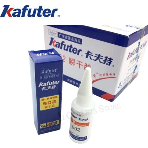Kafuter 502 Liquid Super Glue Instant Strong Bond Leather Wood Rubber Metal Glass Adhesive Stationery Store Nail Glue DIY Tool