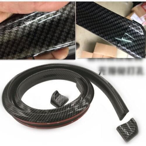 1.5M Universal Car Rear Roof Splitter Spoiler Trim Strip For Citroen C3 C4 C5 DS3 DS4 DS5 DS6 C1 C2 C6 C8 Fiat 500 Saab Renault