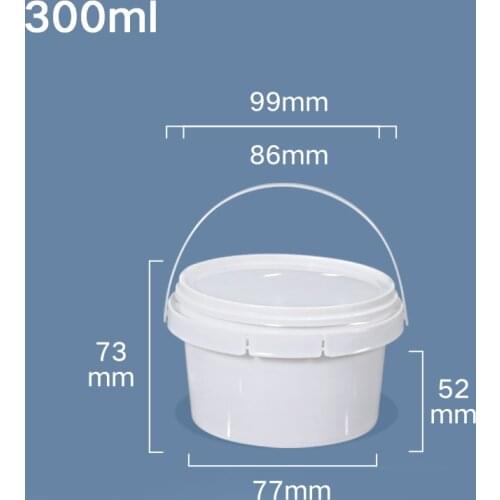 10PCS of 350ml Home Storage Food Box with Lid for Food Jello Shots GrainsGood Sealing Packing Container