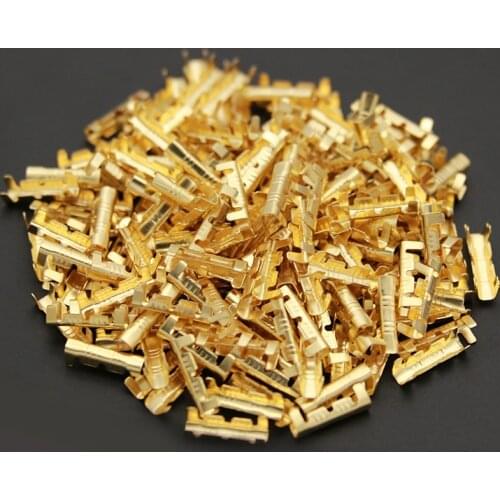 20/50/100Pcs Docking connector line pressing button quick connect U-type terminal wiring 0.5 to1.5 square wire connectors