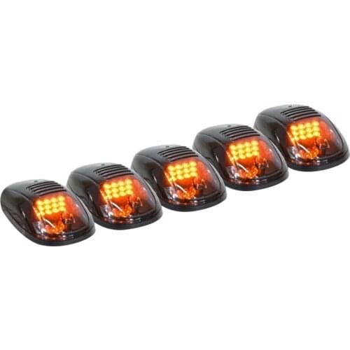 5PCS Car Dome Light Exterior 12LED Roof Light Top Warning Lamp for F-150 Ranger T6 T7 XTL Dodge RAM