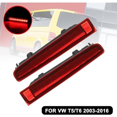1 Pair Car Additional High Brake Stop Light Third For VW T5 T6 for Transporter 2003-2016 High Mount Warning Turn Signal LED Lamp