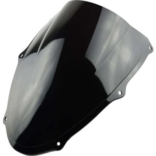 Black Motorycle ABS Double Bubble Windshield Windscreen Protector For Suzuki TL1000R 1998-2002 1999 2000 2001