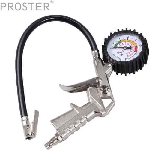 Proster 200PSI DTI Digital Tire Inflator Gauge with Gauge Car Tyre Inflator Gauge 16 Bar Air Compressor Auto Car Van Tire Tool