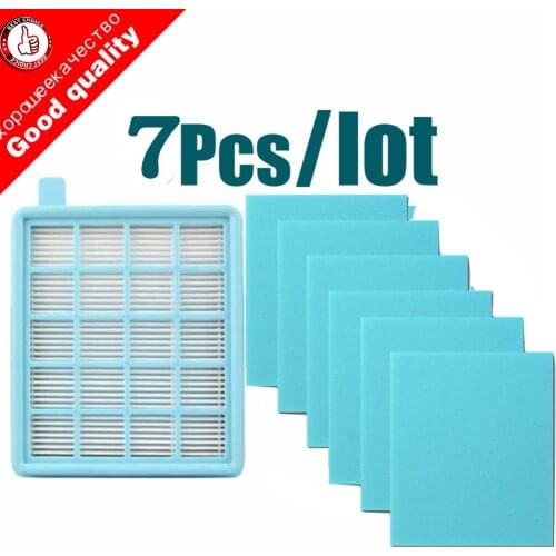 7pcs/lot Filter Mesh HEPA FILTER BUFFALO-MISTRAL For Philips Vacuum Cleaner FC9521 FC9522 FC9523 FC9524 FC9525 FC8470 FC9520