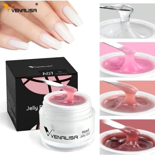 50ml CANNI Factory Soak off Thick Jelly Gel LED&UV Builder Gel 14 Colors Camouflage transparent Nail art hard nail Gel supply