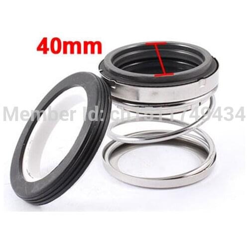Tube Sealing Coil Spring Rubber Bellows 40mm Pump Mechanical Seal