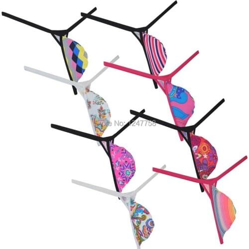 Mens Mini Cheeky T-back G String Micro Thong Tear Drop Lingerie Hombre Mankini Tangas Bulge Jockstrap Sissy Panties