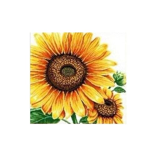 NEW Home Beauty Full Square Drill Diamond Painting Pictures Of Rhinestones Set Of Embroidery Kits New Needlework Sunflower