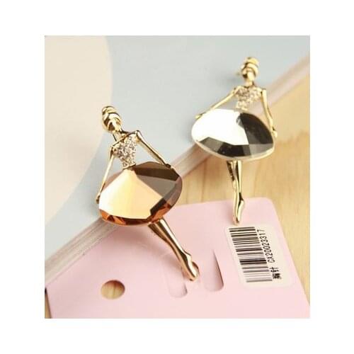 New fashion Beautiful princess ballerina girl brooch For Women Accessories jewelry wholesale