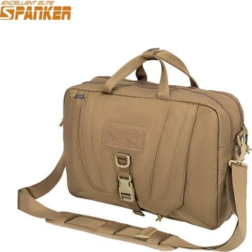 EXCELLENT ELITE SPANKER Outdoor Travel Laptop Briefcase Tactical Shoulder bag/Backpack/Handbag/Hanging on suitcase