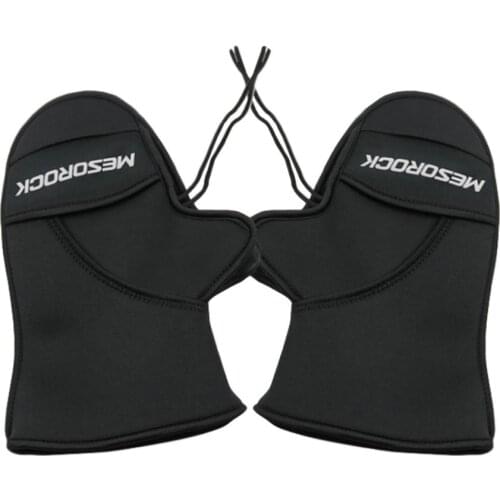 1 Pair Motorcycle Handlebar Glove Thick Windproof Handlebar Cover Rubber Grips Handlebar Glove Slip On Anti Vibration For BMW HO