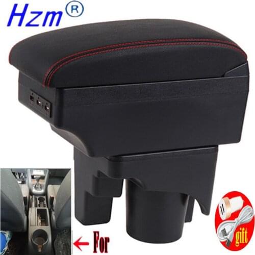 For Volkswagen Golf 6 Armrest box For VW Sagitar 2007-2012 Car Armrest Interior special Retrofit parts Center Storage box USB