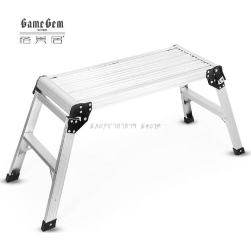 Aluminum Alloy Thickened Car Washing Photography Workbench Household Decoration Folding Horse Stool Portable Multi-funct