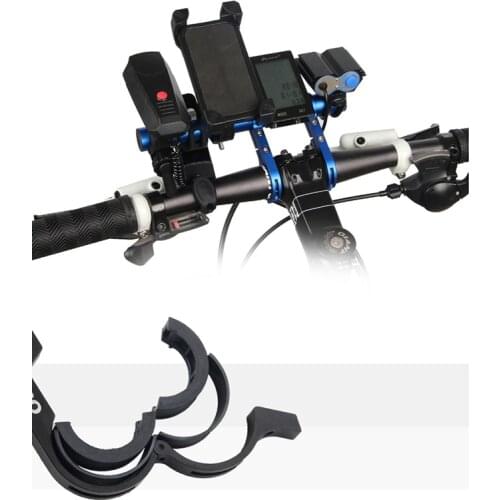 Bicycle Handlebar Extended Bracket Bike Handlebar Extender Headlight Mount Bar Holder Lantern Support Rack Alloy Fiber Stand