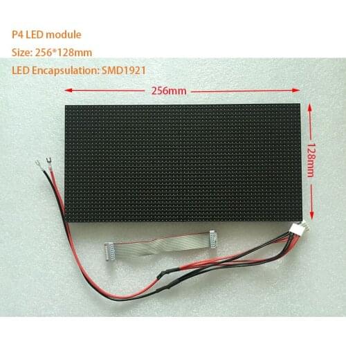 Ip65 SMD p4 outdoor led module 8S rgb 256*128mm led matrix led sign 64*32 pixel taxi display advertising led panel free shipping