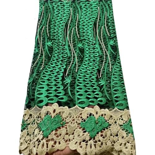 Royal blue Rhinestones Embroidered Tulle Lace Fabric For Party Dress High Quality Fashion African French Net Lace Fabric YLM003