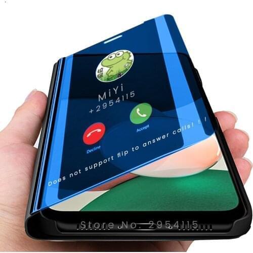Protect shell for samsung galaxy a22 a 22 2021 4g case mirror smart view window magnetic flip for samsunga22 galaxya22 4g coque