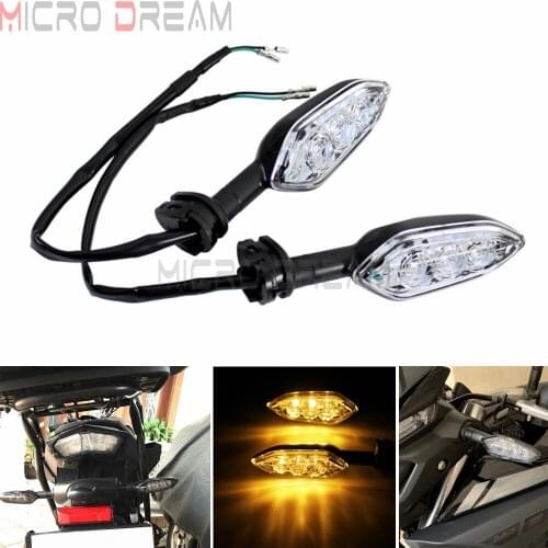 1 Pair Motorcycle LED Turn Signal Lights Blinker Front Rear Lights for Yamaha TRACER 900 V-MAX1700 XT 1200Z MT07 MT09 FZ WR YZF