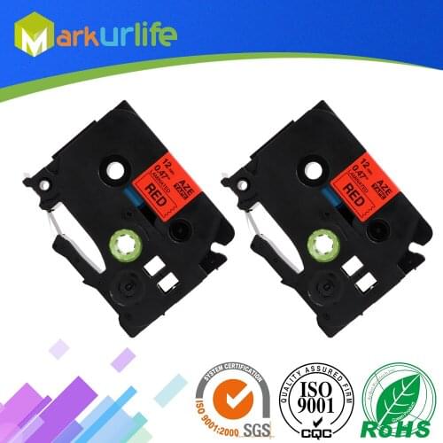 2pcs/lot 12mm tz tze tape Compatible TZe431 TZe 431 TZ-431 TZe-431 p touch tape label P-touch label printer label Borter Ribbon