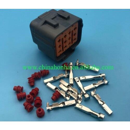 5 pcs 6195-0149 car Electrical Connector DL 090 12 Pin Female With Terminals and Seals