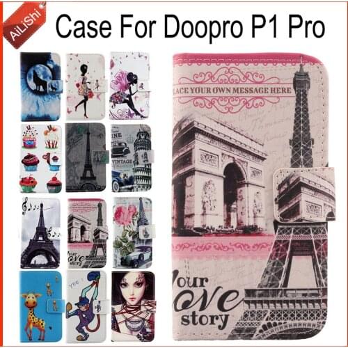 AiLiShi Factory Direct! For Doopro P1 Pro Case Flip Stand Leather Case Cover Bag Exclusive 100% Special Phone Accessories