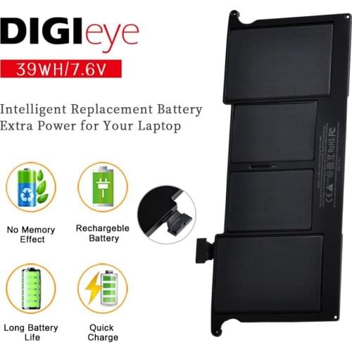 7.6V 39WH A1406 A1495 Laptop Battery for Apple MacBook Air 11.6" A1370 MC965 for Macbook Air 11" A1465 2012 Version A1370 2011 V