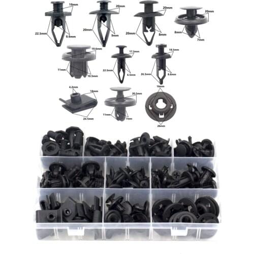 For Toyota box set Bumper piercing nail plastic rivet for Toyota Auto Fender liner Leaf board car retainer clips