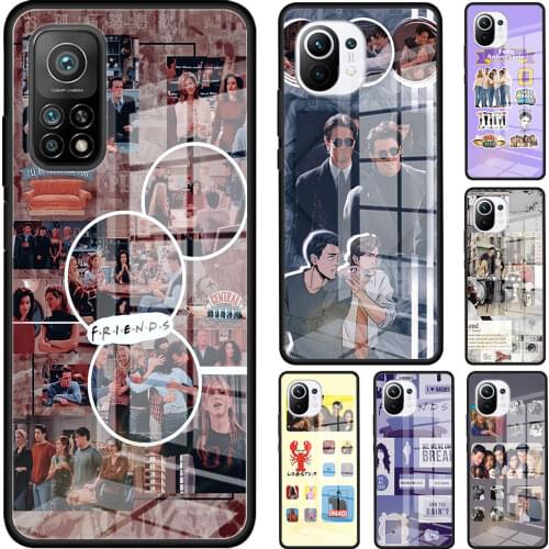 Friends TV Show Tempered Glass Phone Case For Xiaomi Mi 11 Ultra Poco X3 NFC 10T Pro Note 10 Lite 5G 9T M2 F2 11i Cover
