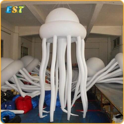 Party Decorations with Inflatable Jellyfish/Night Club LED Decoration 3D Jellyfish