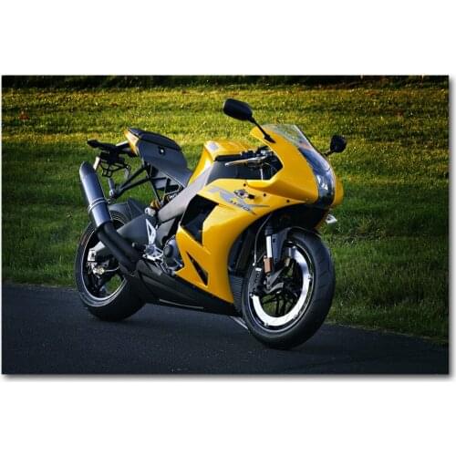 DUCATI 1198rx Yellow Motorcycles Sports Vehicle Posters Wall Art Prints Canvas Art DIY Framed Paintings For Room Decor