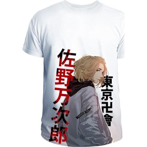 Tokyo Revengers Tee 3D Print Anime Cosplay Oversized T-shirt 4XL Streetwear Loose Unisex Crewneck Short-sleeved 2021 Summer Top