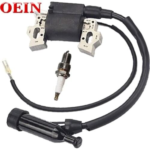 Ignition Coil for Honde Gx240 Engine Lawn Mower Tractor Generator w/Spark Plug