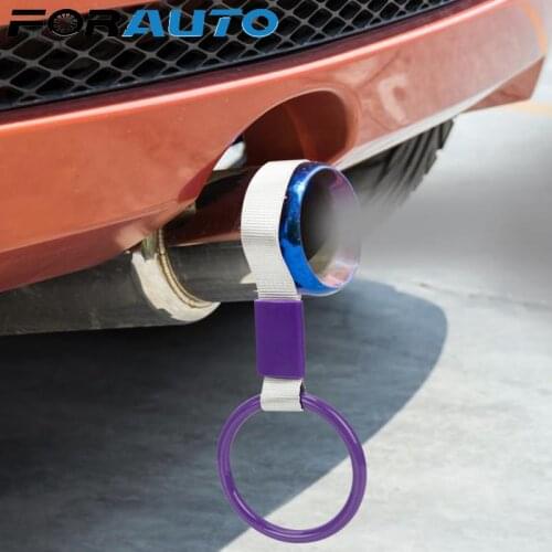 FORAUTO Round JDM TSURIKAWA RING Car Interior Pull Ring Subway Train Bus Handle Strap Charm Drift Car Rear Bumper Warning Loop