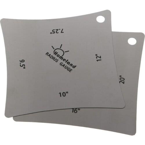 2pcs Guitar Radius Gauge Guitar Fretboard Measure Tool Accessory Parts Guitar Part Accessories