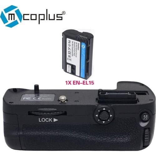 Mcoplus Venidice D7100 Multi-function Vertical Battery Grip with 1x EN-EL15 for Nikon DSLR D7100 D7200 Camera replace as MB-D15