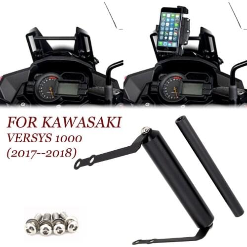 Motorcycle mobile phone GPS navigation bracket Mounting bracket For Kawasaki Versys 1000 VERSYS1000 2017-2018