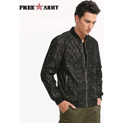 Fashion Design Bomber Jacket Black Men Brand Baseball Uniform Jackets And Coats Camo Male Outerwear & Coats Plus Size Ms-6322D