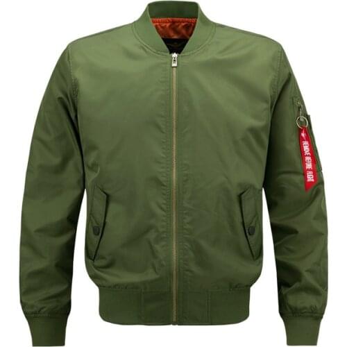 Bowling Men Sports Stand Collar Jacket Air Force Pilot Baseball Shirt Tactical Clothes Jacket Badminton Sportswear Cotton Coat