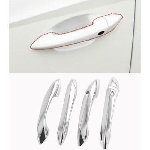 Car Exterior Door Handle Decorative Cover Door Handle Cover Outer Door Handle Trim Panel for Hyundai Tucson 2021-2022