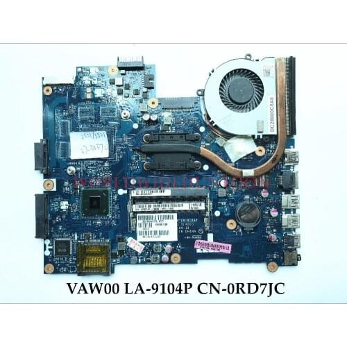 Wholesale VAW00 LA-9104P for Dell Inspiron 3521 5521 Laptop Motherboard CN-0RD7JC I7-3537U DDR3L 100% Fully Tested&High quality