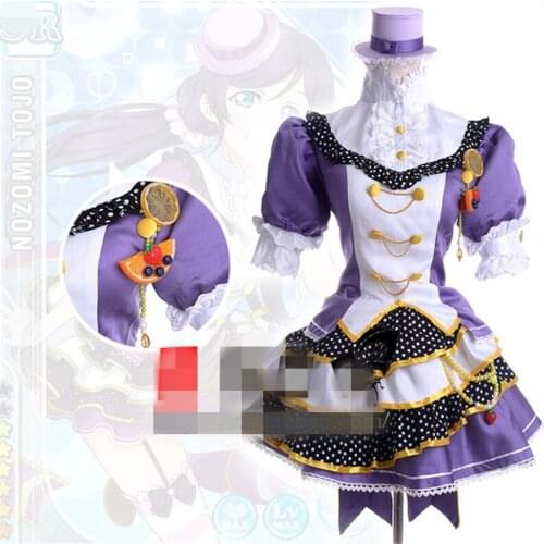 Anime Cosplay Costume lovelive Singing Fruit Awakeness Tojo Nozomi Dress Lolita Dress Woman Dress Z