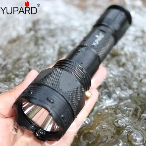 YUPARD Underwater Diving diver 50m Flashlight Torch XM-L2 T6 Q5 Lamp Waterproof AAA 18650 rechargeable battery outdoor camping