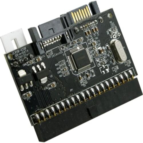 IDE 100 133 PATA to Dual Serial SATA 7PIN Adapter Reversible Converter for Hard Disk Drive