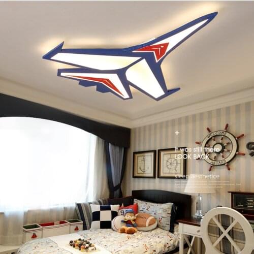 Cartoon Airplane Ceiling Light For Kids Room Light Baby Room Ceiling Led Light Girls Boy Room Lighting Children Lamp Ceiling