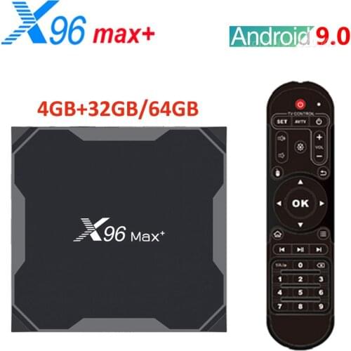 X96 Max Plus Amlogic S905X3 Android 9.0 Smart Tv Box 2.4G 5G Wifi 8K Ultra HD VP9 HDR Media Player 1000M LAN BT4.0 Set Top Box