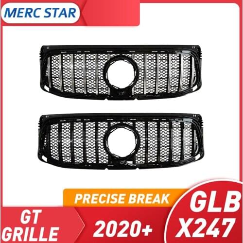 Recambio frontal GT para mercedes GLB clase X247 2020 + GLB200 gt r estilo ABS... Parrilla de paracaídas frontal